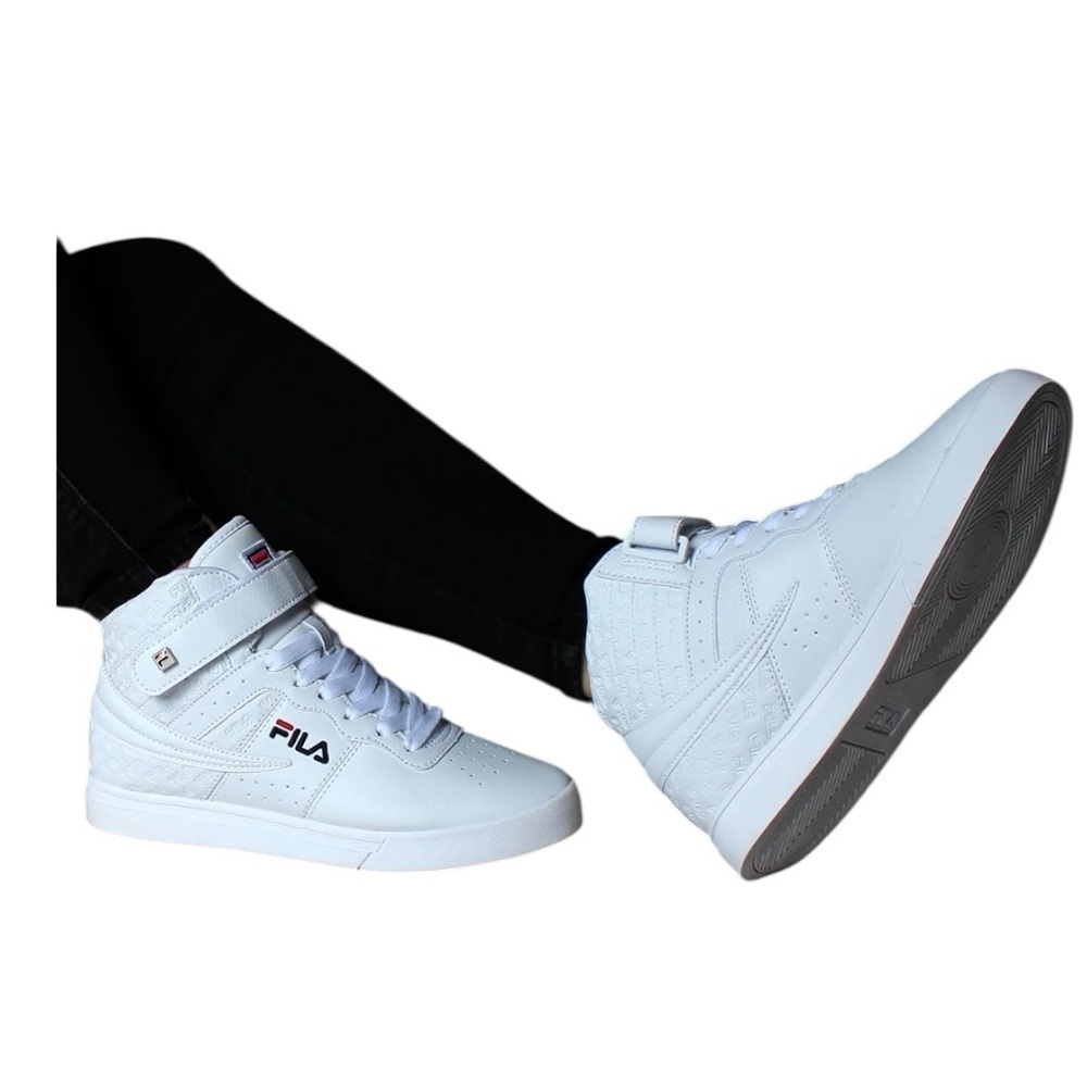 WOMEN'S FILA VULC 13 MID-TOP SNEAKERS Size 7 NWOB - Picture 5 of 6